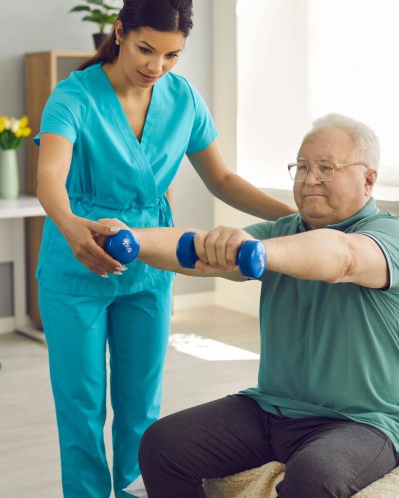 Fisioterapia Geriátrica Acelera el proceso de reparación SFD